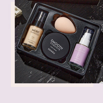 "Elevate your beauty game with our 4-Piece Isolated Powder Makeup Set. Essential perfection in one set!" image  5