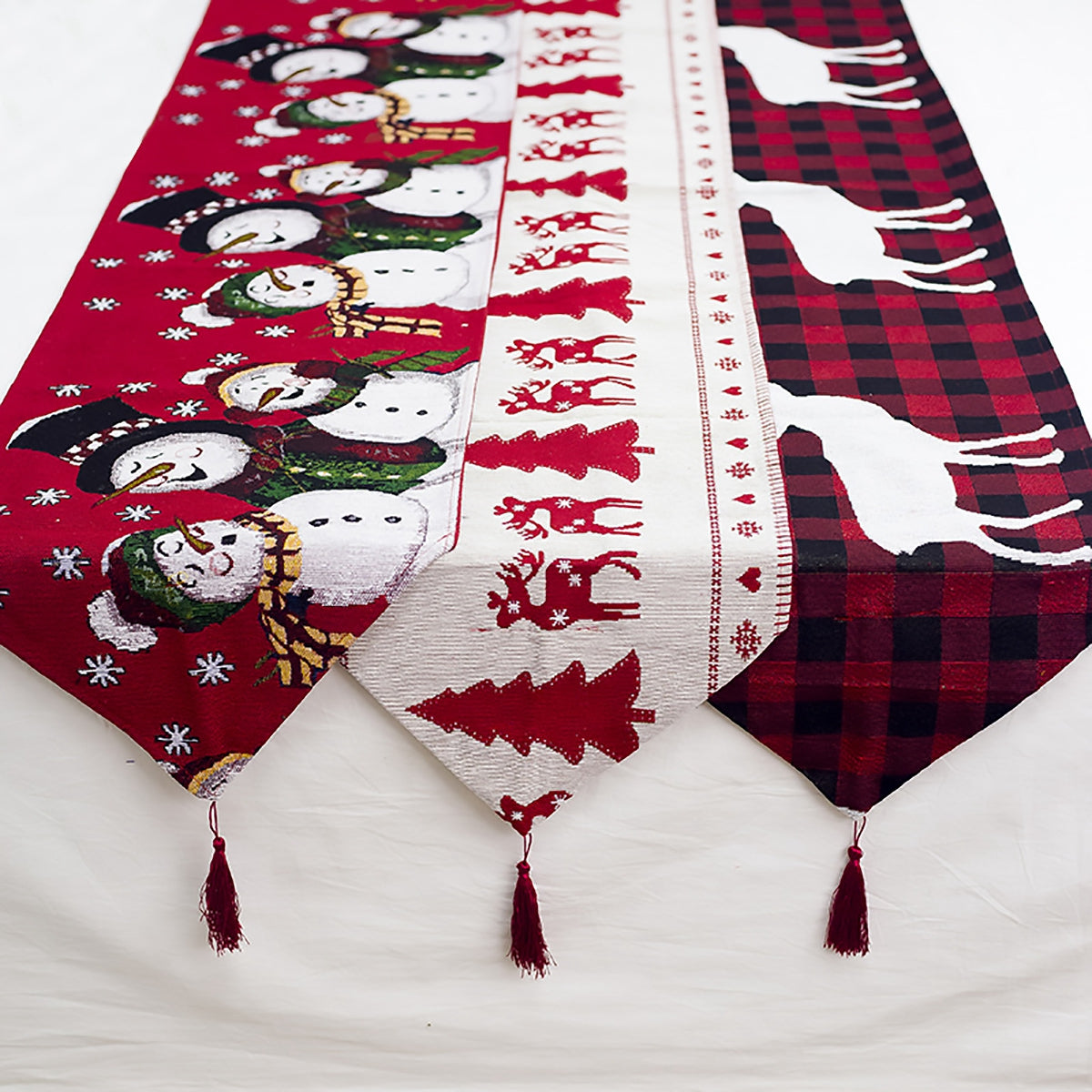  "Elevate your table with festive charm. Shop Christmas table runners for holiday dining perfection!" image 1