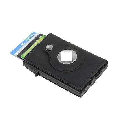 Compact RFID Men's Wallets with Air Tag slot—stylish, secure, and crafted from premium leather. Upgrade today! image 6