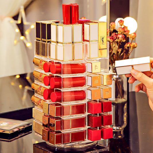  Elevate your vanity with our Lipstick Holder, a chic and functional makeup organizer shelf. image 2