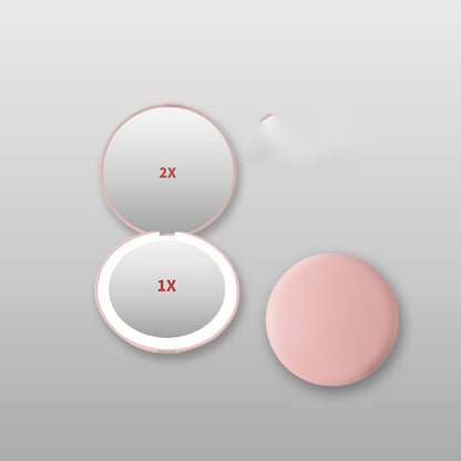 Glow up anywhere! Portable Compact LED Makeup Mirror for flawless touch-ups on the go. image 3