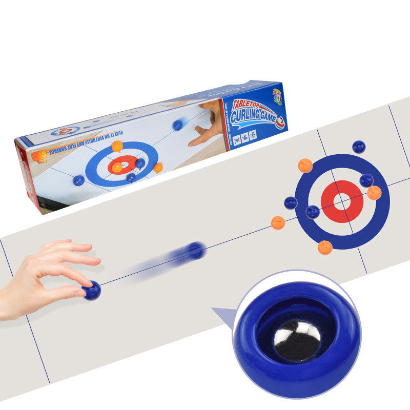 Curling and Shuffleboard Table Game, Family Fun Gift