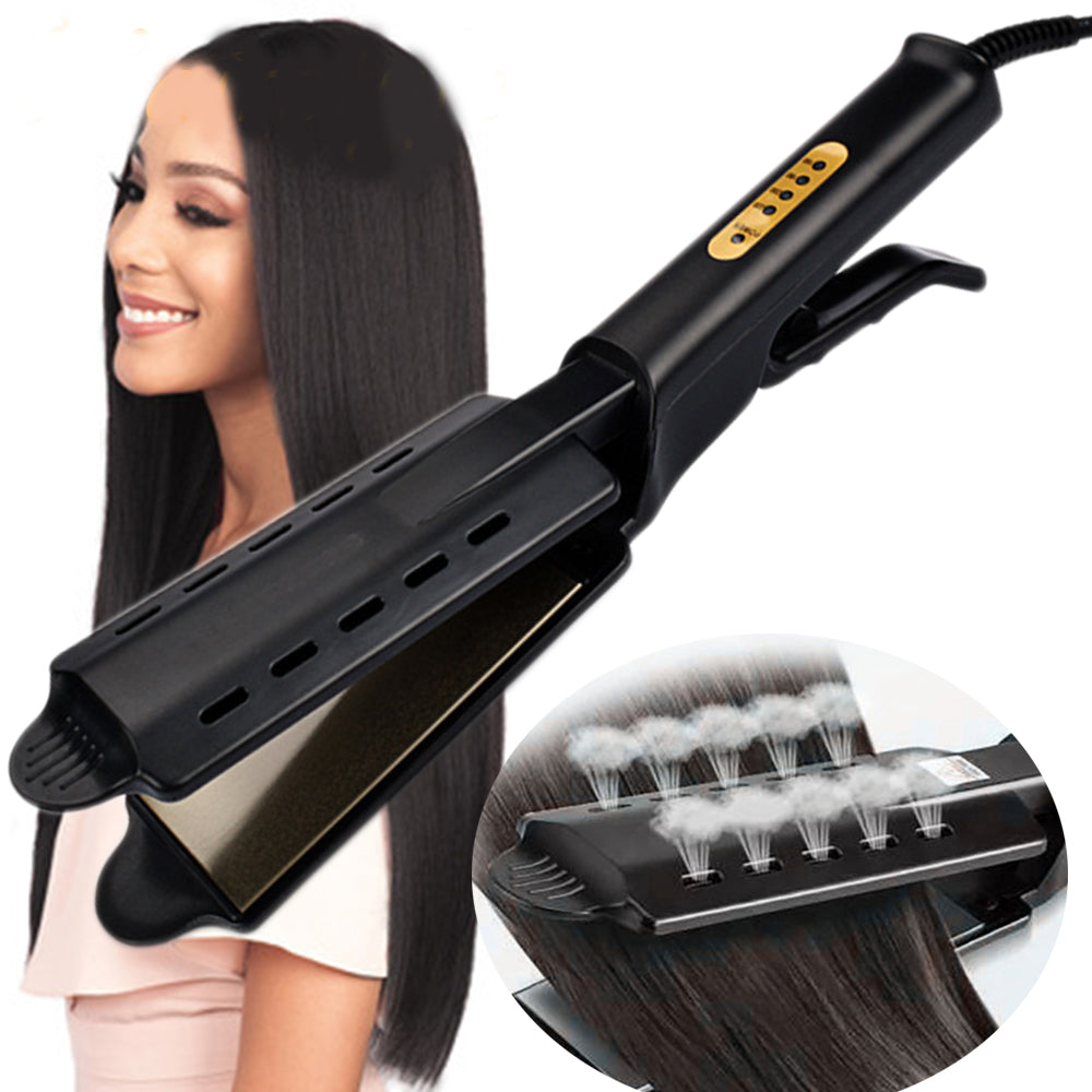 "Experience perfection with our U.S. Standard Non-injury Hair Straightener – available now at Yuchimagic store!"