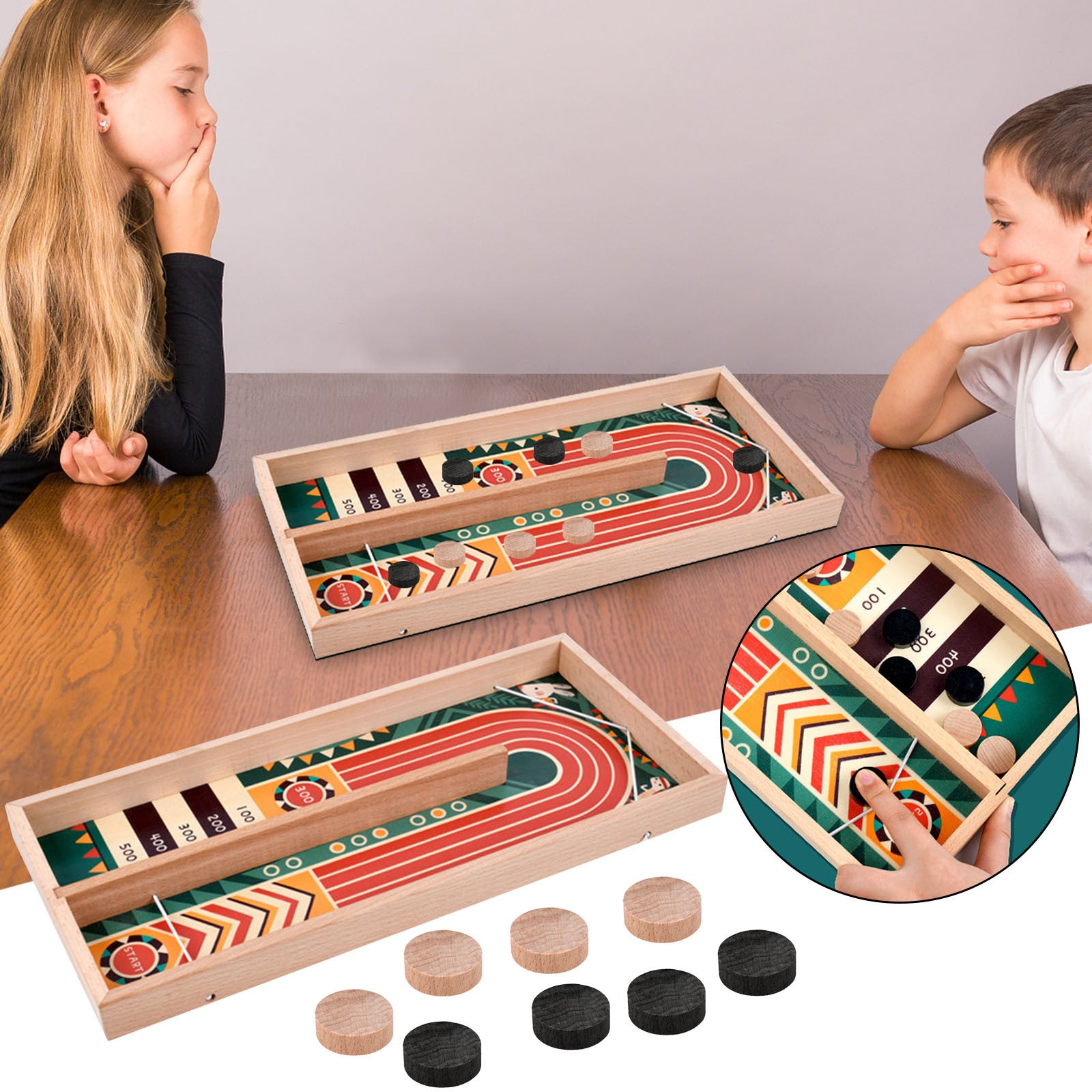 Fast Sling Puck Game, Exciting Table Hockey Winner