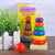 Colorful Wooden Rainbow Stacker kids toy: Inspire creativity and motor skills—available in-store! image 1