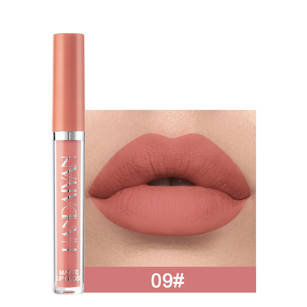 "Chic beauty essential: HANDAIYAN Matte Lip Gloss, for non-fading, glamorous lips. Elevate your lip game!" Yuchimagic , Image 1