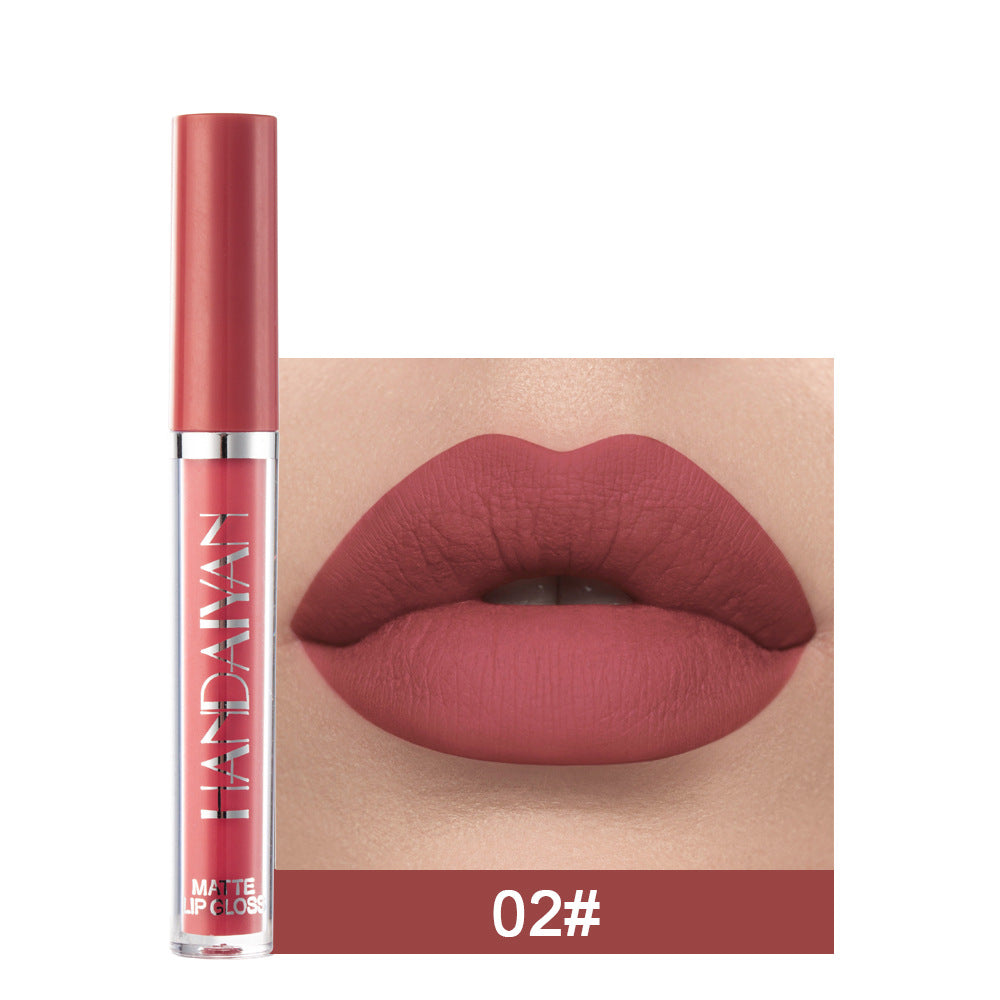 "Chic beauty essential: HANDAIYAN Matte Lip Gloss, for non-fading, glamorous lips. Elevate your lip game!" Yuchimagic , Image 8