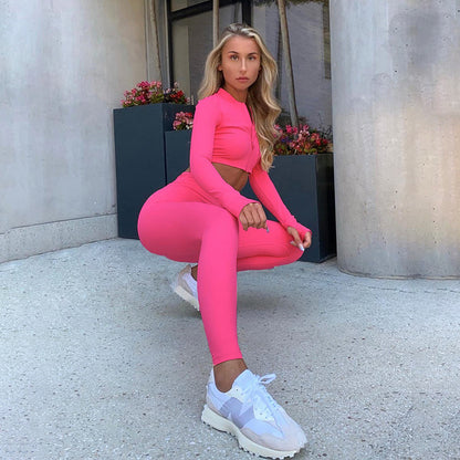 Fashion Long Sleeve Tight Suit Women