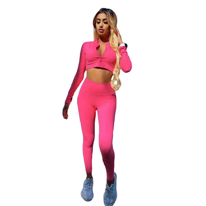 Fashion Long Sleeve Tight Suit Women