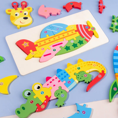 Wooden Puzzle Board, Classic Entertainment for baby