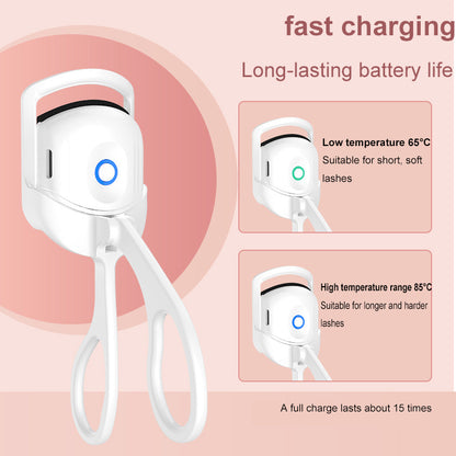 "Effortless curls on the go! Try our Portable Electric Heated Eyelash Curler for stunning lashes." image  3