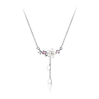 Shell Flower Necklace, necklace for women