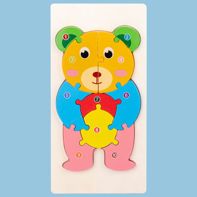 Wooden Puzzle Board, Classic Entertainment for baby