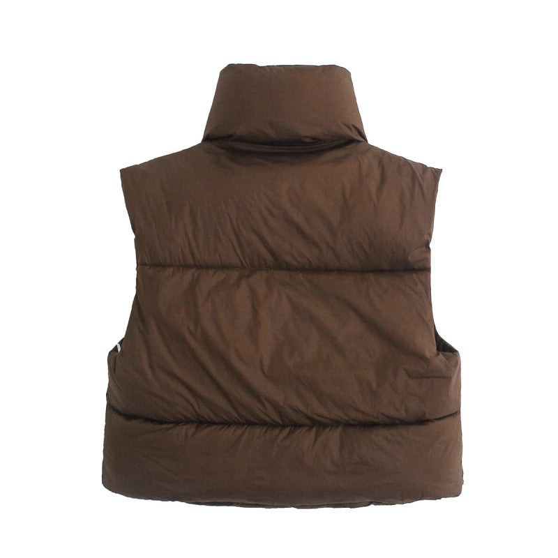 Chic puffer vests for warmth and style—available now in-store. image 9