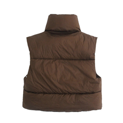 Chic puffer vests for warmth and style—available now in-store. image 9