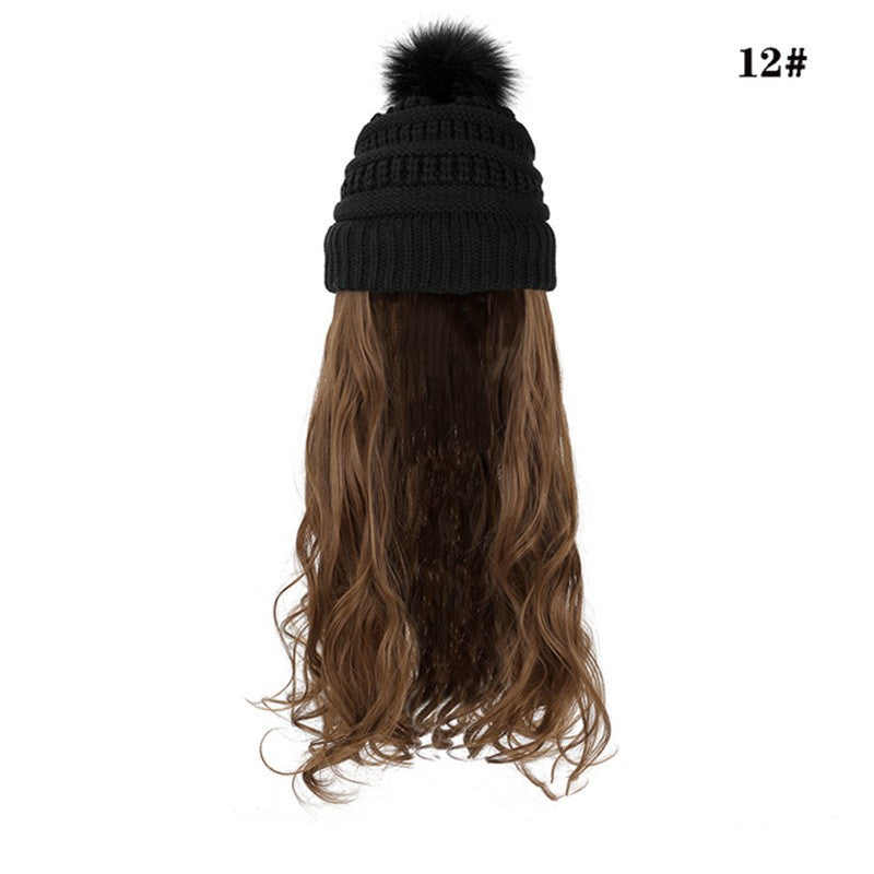 Chic Hat Wigs: Elevate style seamlessly with this versatile fashion fusion .image 13