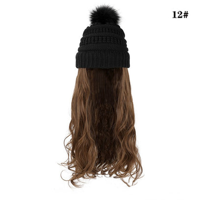 Chic Hat Wigs: Elevate style seamlessly with this versatile fashion fusion .image 13