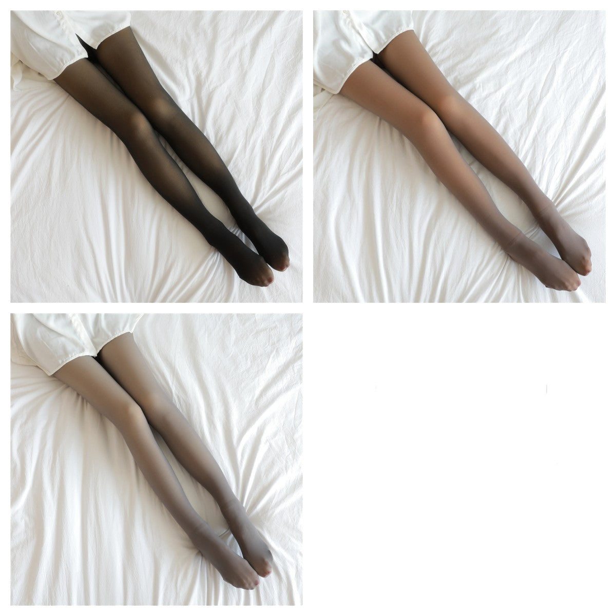 Chic Leggings with Fake Translucent design and Warm Fleece lining – available now for ultimate style! image 21