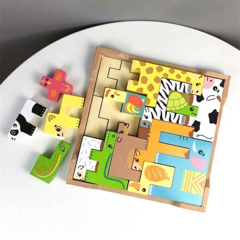 Wooden Puzzle Fun,  Challenging and Enjoyable