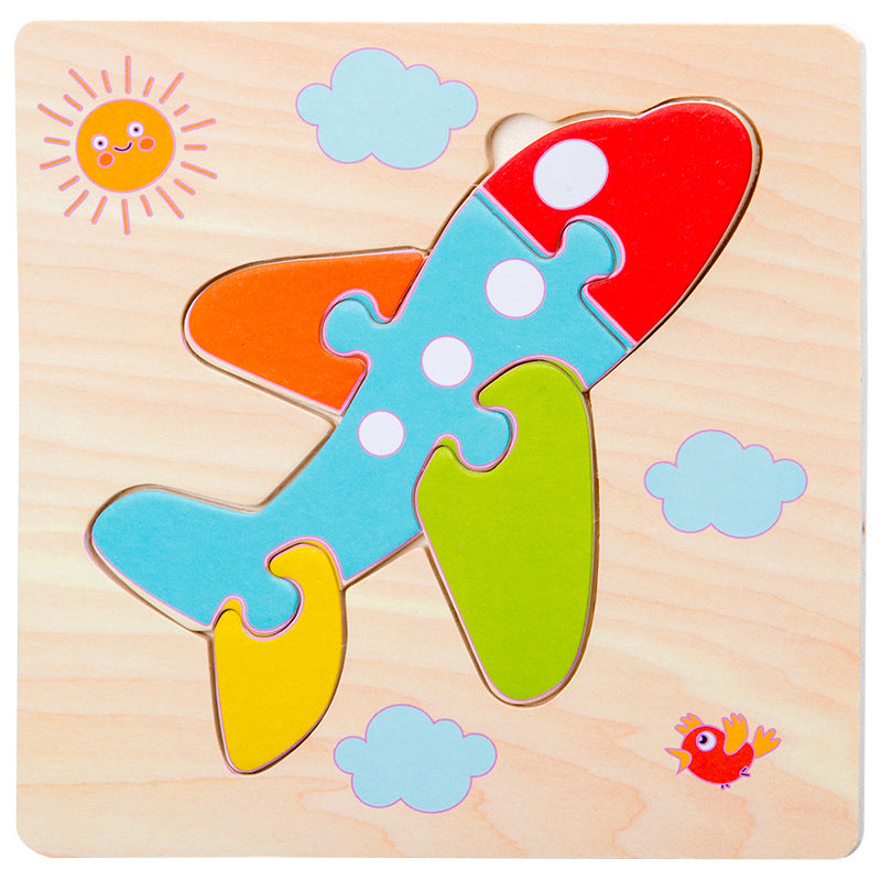 Children's wooden puzzle,Wooden Puzzle for Kids, Educational and Fun