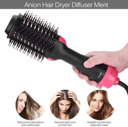 "Simplify styling with our Electric Hair Dryer, Straightener & Curling Comb – your all-in-one solution for glam hair!" image2