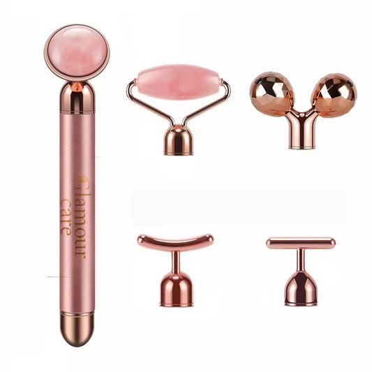 "5-in-1 24K Gold Beauty Bar: Enhance your skincare routine with this luxurious facial massager."