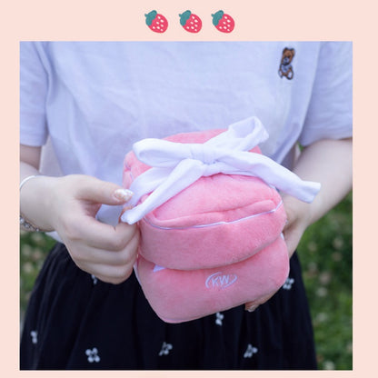 Adorable Pink Plush Ring Box - Perfectly crafted for a touch of romance and elegance.