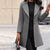  "Elegant winter warmth: Women's Single-Breasted Slim-Fit Lapel Coat. A chic essential for seasonal style."
