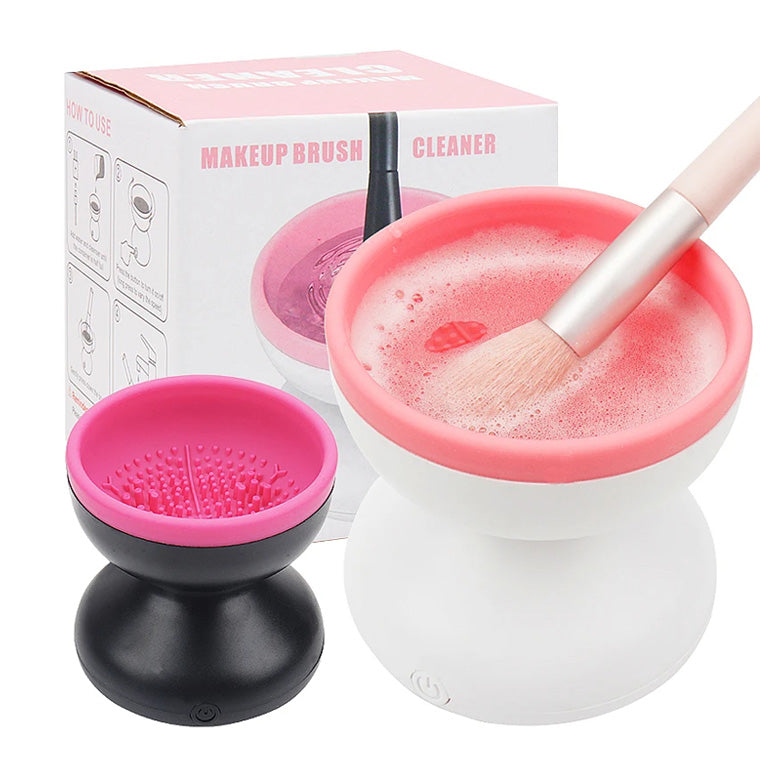 "Effortless beauty: Electric Makeup Brush Cleaner Machine for quick, hygienic, and flawless brush maintenance." Yuchimagic ,image 1