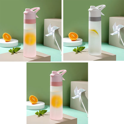 "Best Leak Proof Travel Bottles - Spray Water Bottle for Girls, perfect for outdoor sports and fitness."