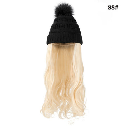 Chic Hat Wigs: Elevate style seamlessly with this versatile fashion fusion .image 17