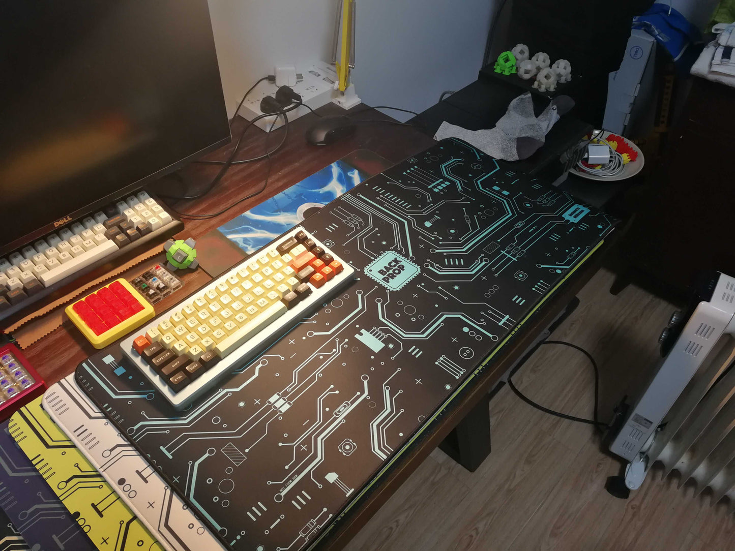 Customized keyboard and mouse pad