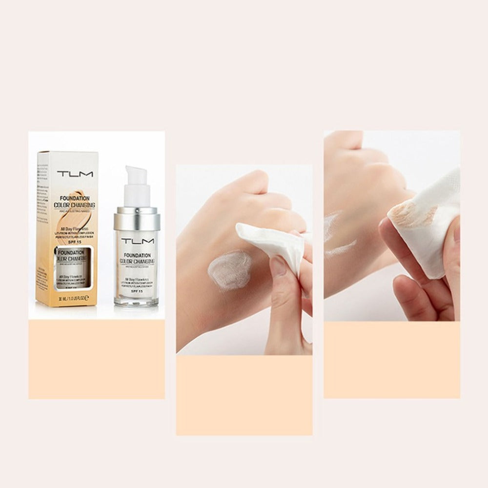 "Portable temperature liquid foundation concealer available now. Achieve flawless complexion with The Foundation BB Concealer."