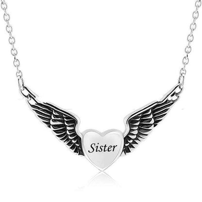 Angel wing necklace