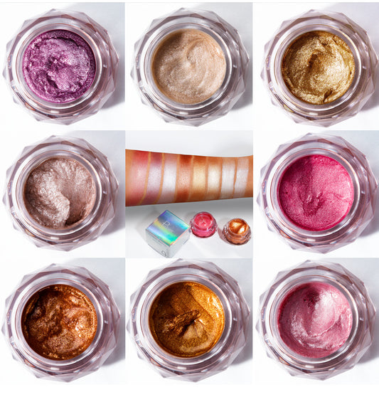 "Dive into glamour: Face Highlighter Jelly Gel for a mesmerizing mermaid glow. Radiate beauty effortlessly." Yuchimagic , image 2