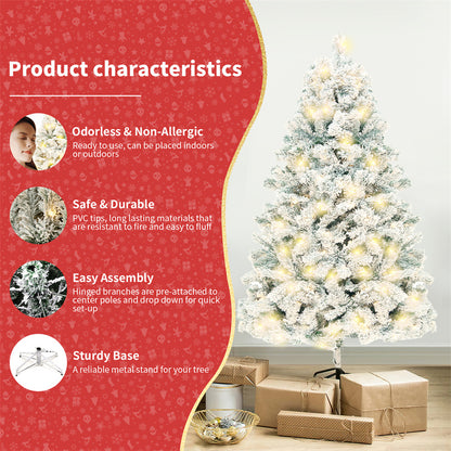 Elevate your holiday decor with Christmas Tree PVC Artificial Snow - essential Christmas decoration supplies. image 5