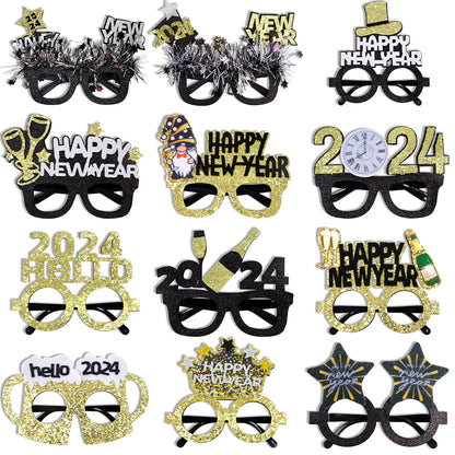 "Sparkle into 2024 with our festive New Year Party Glasses Frames! Share laughs and memories." image7