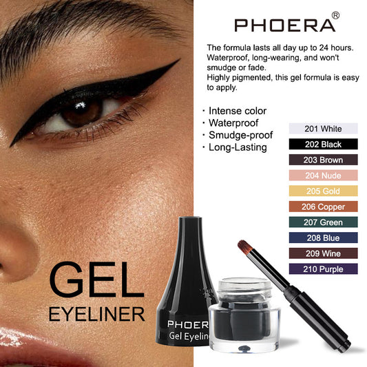  "Discover perfection with PHOERA's Ten Color Eyeliner – the ultimate choice for Best Eyeliner at Yuchimagic store!"