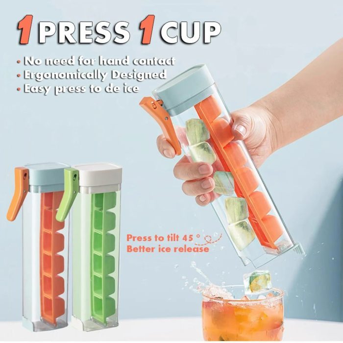 Best Ice Cube Trays Single Handed pressing  ice Cube Tray