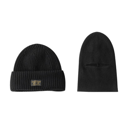Cozy up in style! Shop our Vintage Knitted Melon Skin Warm Beanie for timeless warmth and flair. image 3