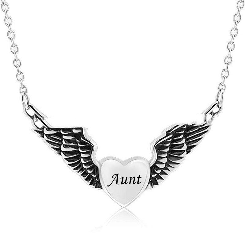 Angel Wing Necklace, Symbolic Elegance