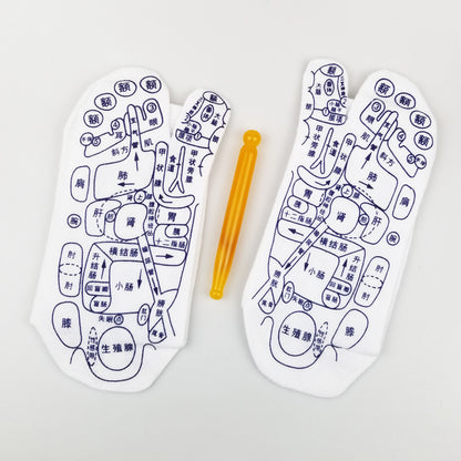  "Discover relaxation with Foot Acupuncture Socks - available now at our store for ultimate comfort."