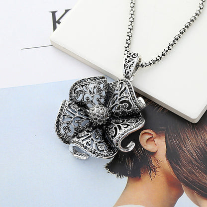 diamond flower necklace Success, jewelry for women