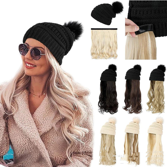 Chic Hat Wigs: Elevate style seamlessly with this versatile fashion fusion. image 1