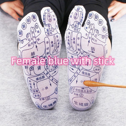  "Discover relaxation with Foot Acupuncture Socks - available now at our store for ultimate comfort."