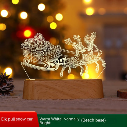 Illuminate the season with Christmas Decoration 3D Lamp. Festive LED Night Lights, perfect Christmas ornaments. image 8
