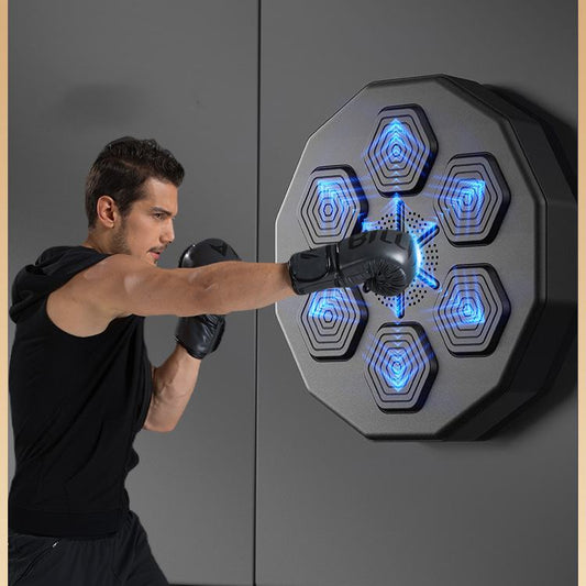  "Yuchimagic's Wall-Mounted Music Boxing Machine: Elevate training with intelligent workouts and dynamic music integration."