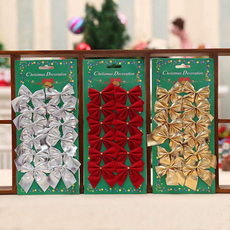 "Elevate your tree with our exquisite Christmas ornaments and festive bows. Shop holiday joy!" image 1