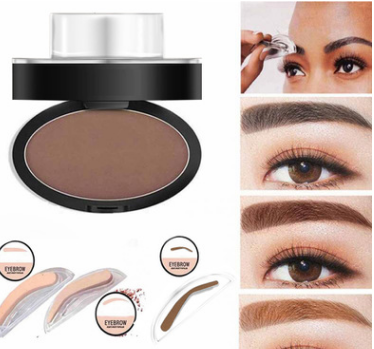 Perfect brows made easy with our Eyebrow Powder Stamp Tint Stencil Kit – your beauty essential!