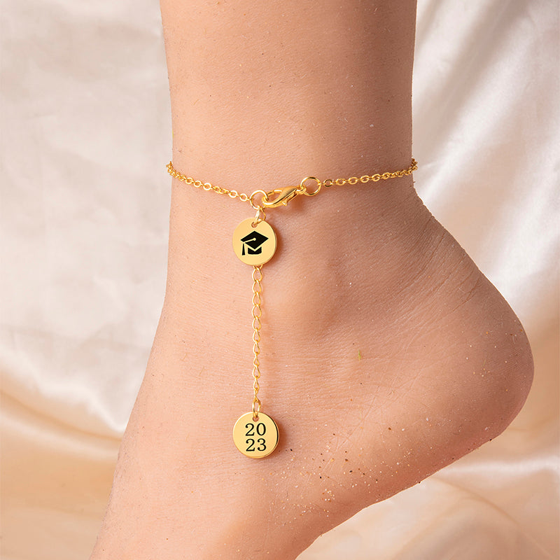 Round Stainless Steel Anklet